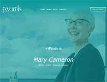 Tablet Screenshot of 4words.com.au